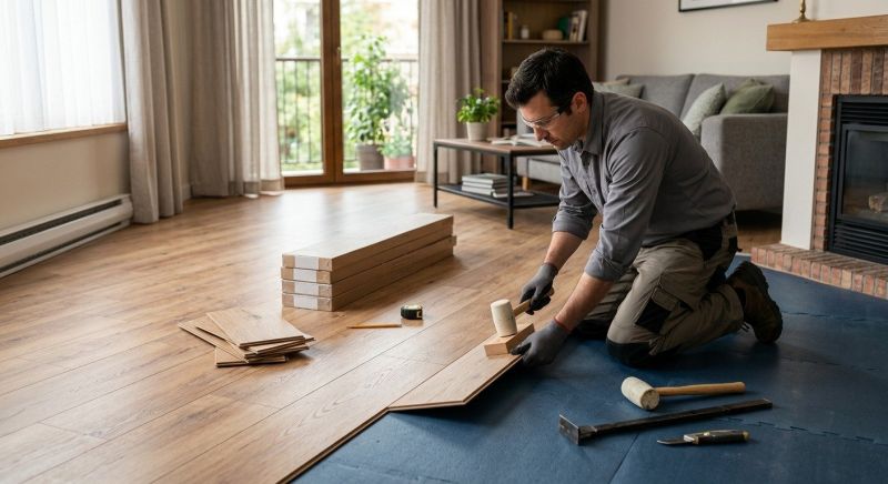 Laminate Floor Installation in Falls Church, VA