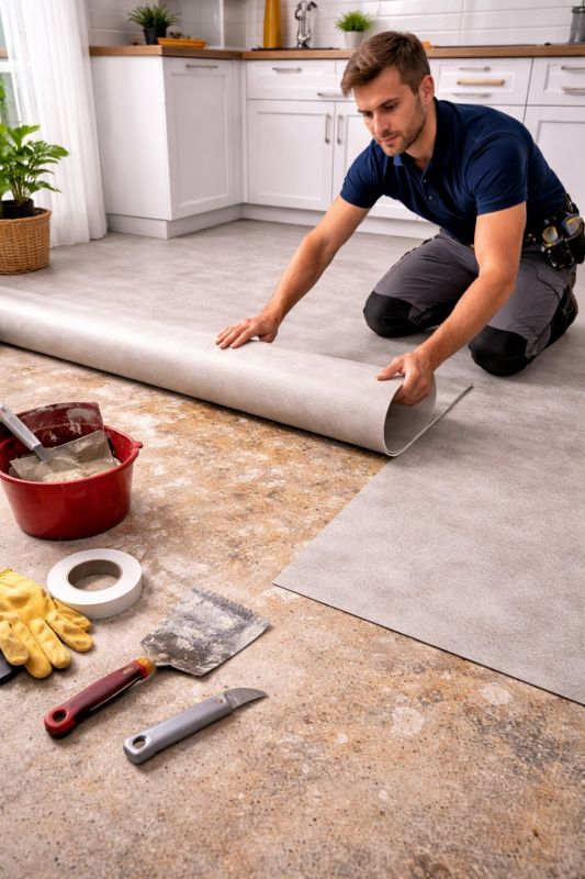 Linoleum Floor Installation in Aldie, VA