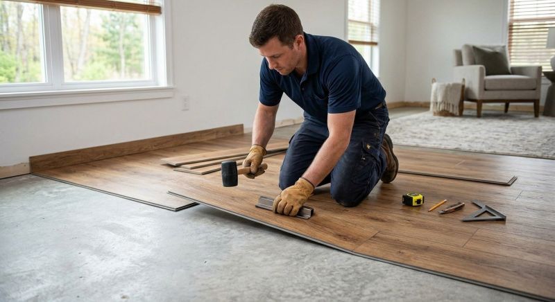Luxury Vinyl Tile Installation in Great Falls, VA