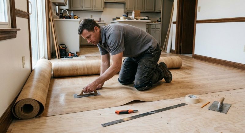 Sheet Flooring Installation in Laurel, MD