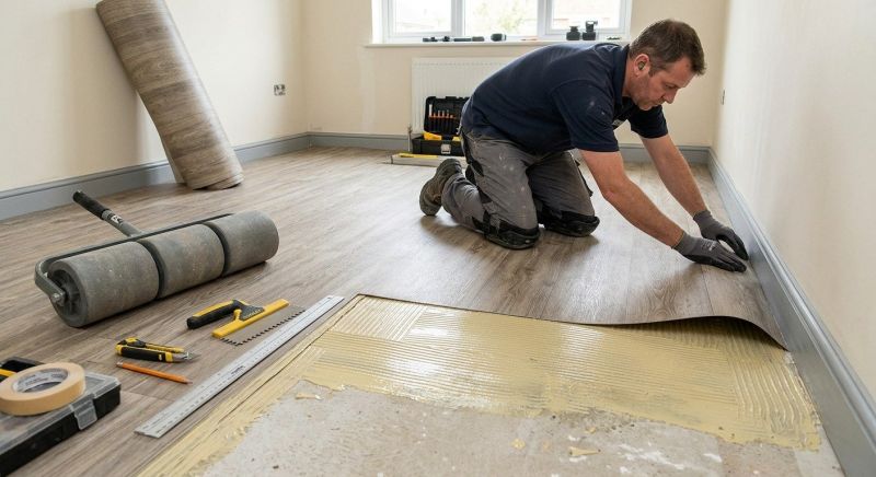 Sheet Flooring Installation in Vienna, VA