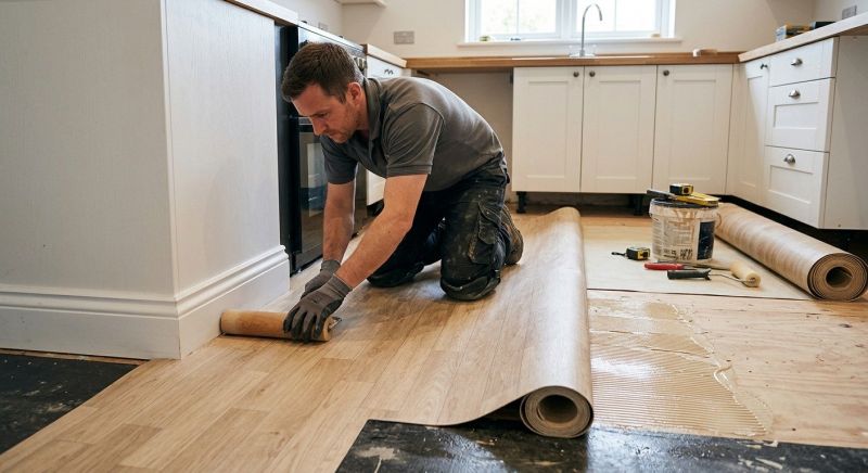 Sheet Linoleum Installation in Annandale, VA
