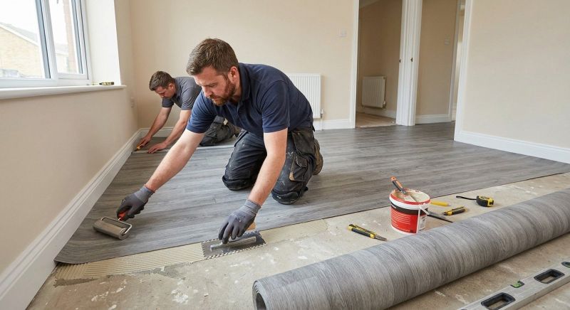 Sheet Linoleum Installation in Springfield, VA
