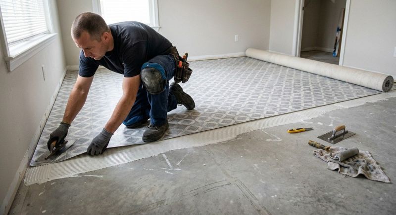Sheet Vinyl Installation in Burke, VA
