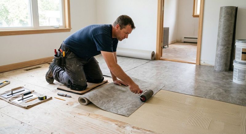 Sheet Vinyl Installation in Loudoun County, VA