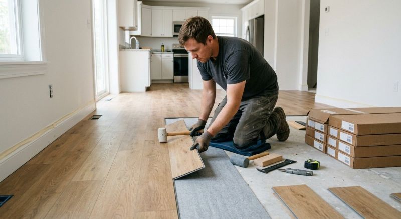 Vinyl Plank Floor Installation in Vienna, VA